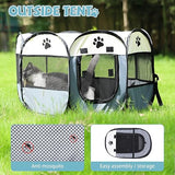 DS NA Portable Pet Playpen – Durable Foldable Oxford Cloth Pet Tent - R