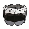 DS NA Portable Pet Playpen with Oxford Cloth, Foldable Octagon Dog & Cat Tent W