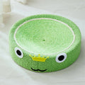DS NA Green Frog Cat Scratcher Bed - Sisal Scratch Pad with Fun Animal 40*40*10c