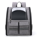 DS NA Grey Collapsible Pet Carrier Backpack with Trolley Sleeve