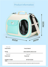DS NA Navy blue Colors Pet Carrier Backpack, Breathable Cat Carrier Backpack wit