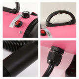 DS NA Pet Hair Dryer with Multiple Nozzles - Powerful and Quiet for Dogs & Cats