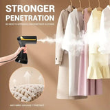 DS NA Black Handheld Garment Steamer - Portable Mini Steam Iron for Home Use