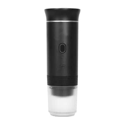 DS NA Black Portable Espresso Coffee Machine - Universal 3-in-1 Capsule, Coffee
