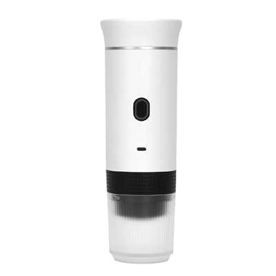 DS NA White Portable Espresso Coffee Machine - Universal 3-in-1 Capsule, Coffee