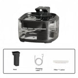 DS NA Black 4.5L Rechargeable Pet Water Fountain for Cats & Dogs