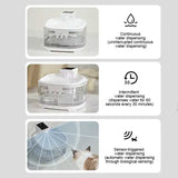 DS NA Black 4.5L Rechargeable Pet Water Fountain for Cats & Dogs
