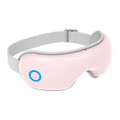 DS NA Pink Air Compression Eye Massager, Heated Eye Massager with Vibration