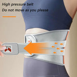 DS NA Grey And Orange Wireless Heated Waist Massager with Lumbar Support – Smart