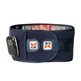 DS NA Dark Blue Wireless Heated Waist Massager with Lumbar Support - Smart Back