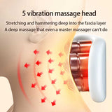 DS NA White Portable Electric Neck Massager – Intelligent Pulse Therapy