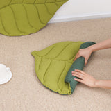 DS NA 2 Pcs Yellow Leaf-Shaped Pet Sleeping Mat - Durable Dog Floor Pad & Cat