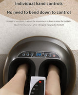 DS NA Luxury Automatic Foot Massager - Black Shiatsu Foot and Calf Massager with