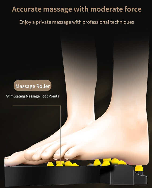 DS NA Luxury Automatic Foot Massager - Black Shiatsu Foot and Calf Massager with