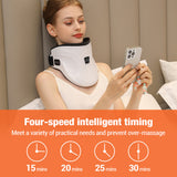 DS NA Electric Heated Neck Massager with Carbon Fiber Infrared Therapy