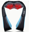 DS NA Blue Portable Kneading Neck and Shoulder Massager with Heat - Four-Button
