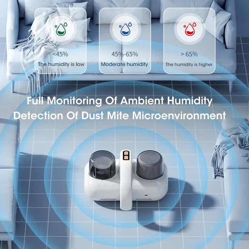 DS NA Pink Without humidity display Wireless Dust Mite Vacuum Cleaner with UV St