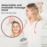 DS NA Blue Rechargeable Electric Scalp Massager with Adjustable Speeds and LED T