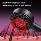 DS NA WN-02 Red Multi-Function Red Light Massage Comb with 3 Modes