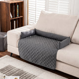 DS NA 90×120CM Grey Waterproof & Scratch-Resistant Pet Sofa Protector Mat