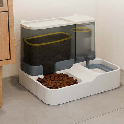 DS NA Pink Pet Feeder 3L Automatic Cat Feeder and Water Dispenser - Hassle-Free