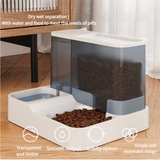 DS NA Pink Pet Feeder 3L Automatic Cat Feeder and Water Dispenser - Hassle-Free