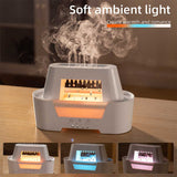 DS NA White 300ml Ultrasonic Aroma Diffuser with Cracked Light Design