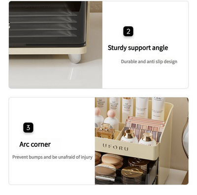 DS NA Spacious Cosmetic Organizer - Multi-Functional Vanity Storage for Lipstick