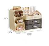 DS NA Spacious Cosmetic Organizer - Multi-Functional Vanity Storage for Lipstick
