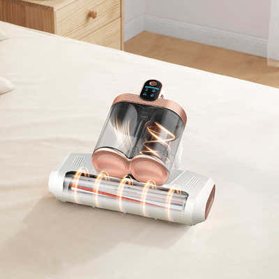 DS NA LF-LP018 Ourple Cordless Mite Vacuum Cleaner with LED Display - Powerful 1