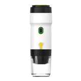 DS NA White 3-in-1 Portable Electric Espresso Maker - Rechargeable Travel Coffee