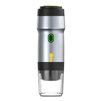 DS NA Silver 3-in-1 Portable Electric Espresso Maker - Rechargeable Travel
