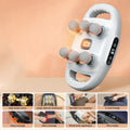 DS NA White Advanced 6-Head Percussion Massager with Heat - Rechargeable Deep