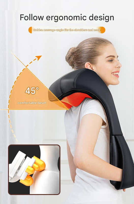 DS NA Deep Kneading Shiatsu Neck & Shoulder Massager with Heat