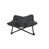 DS NA Black Elevated Comfort Pet Bed - Portable & Foldable Dog Cat Cot - Durable