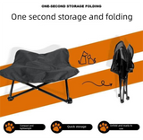 DS NA Bright Green Elevated Comfort Pet Bed - Portable & Foldable Dog Cat Cot
