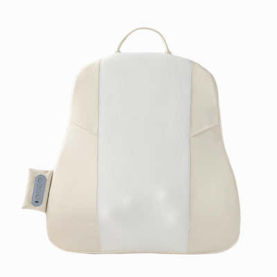 DS NA Beige Slim Wireless Shiatsu Back Massager Cushion - Rechargeable Heated