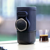 DS NA Portable Hand-Press Espresso Maker - Compact Capsule & Powder Coffee