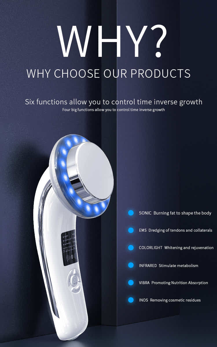 DS NA 6-in-1 Ultrasonic Slimming & Beautifying RF Device - Body Sculpting