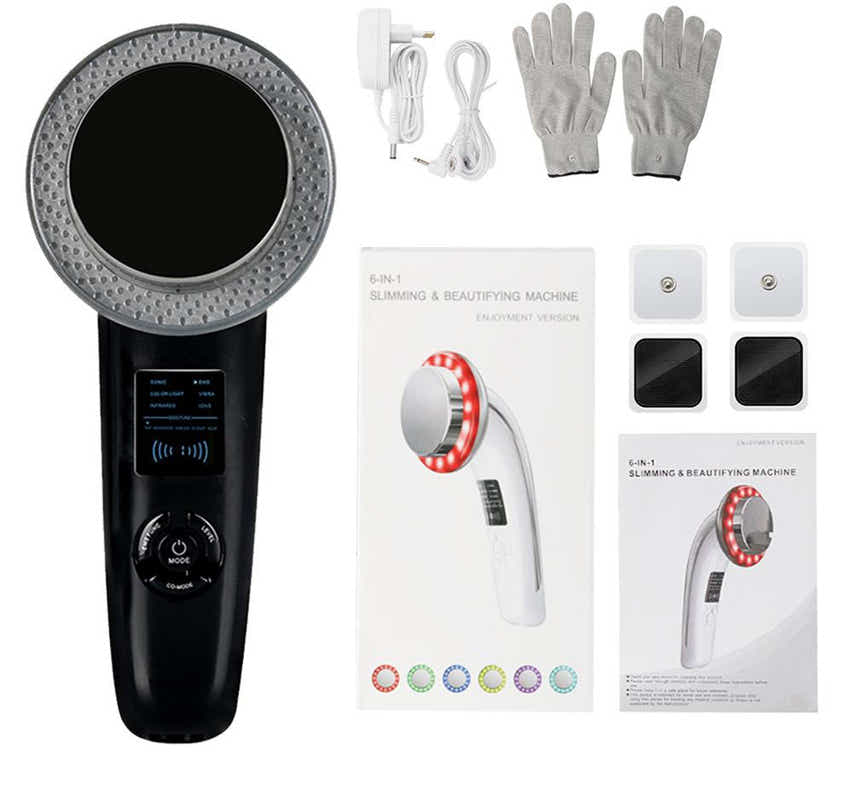 DS NA 6-in-1 Ultrasonic Slimming & Beautifying RF Device - Body Sculpting & Skin