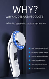 DS NA 6-in-1 Ultrasonic Slimming & Beautifying RF Device - Body Sculpting & Skin