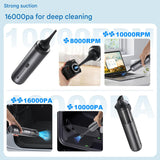 DS NA Cordless Handheld Vacuum – 16000Pa, 3×2000mAh Battery