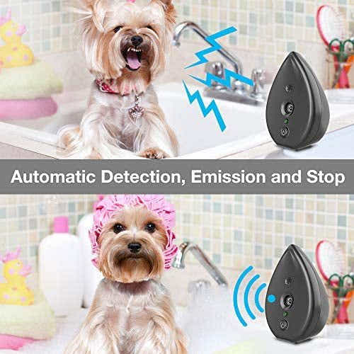 DS NA Automatic Ultrasonic Dog Bark Deterrent - Up to 50ft Range & Safe Frequency