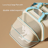 DS NA Stylish Portable Pet Backpack – Spacious Pet Carrier with Anti-Stress