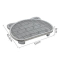DS NA Grey Elevated Cat Litter Trapping Mat – Dual-Layer Scatter Control Tray