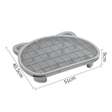 DS NA Grey Elevated Cat Litter Trapping Mat – Dual-Layer Scatter Control Tray