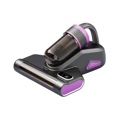 DS NA Purple Advanced Cordless UV-C Dust Mite Vacuum - Handheld Cleaner with Hot