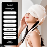 DS NA Electric Head Massage Hat with Inflatable Airbags - 6-Zone Scalp Therapy