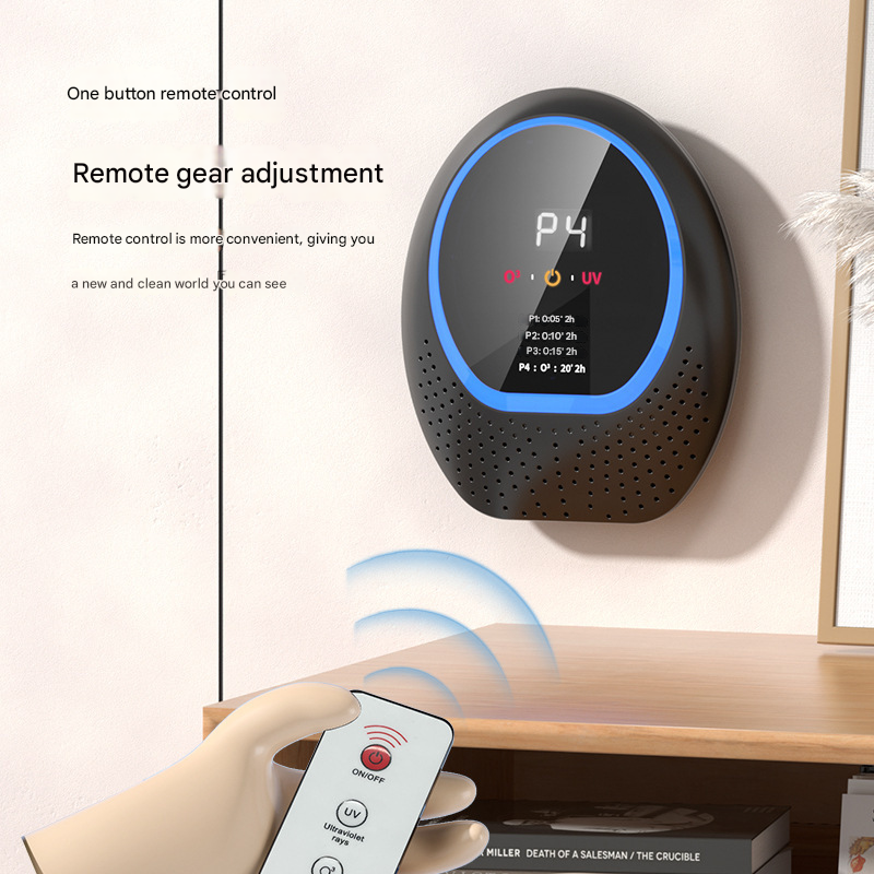DS NA White Rechargeable Ozone Portable Odor Eliminator for Home, Pets & Closets