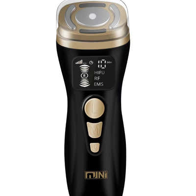 DS NA 3-in-1 Facial Firming & Anti-Wrinkle Device with HIFU, RF & EMS Tech